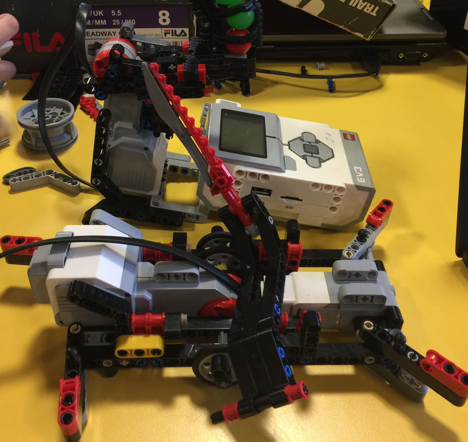 EV3 Mindstorms used in the class
